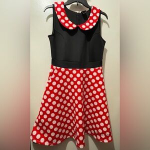 Disney Red and Black Polka Dot Dress
